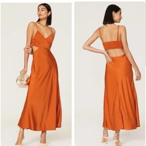 COPY - ALC orange silk dress